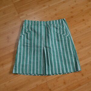 EUC Boden Modern Geometric Print Skirt Size 6